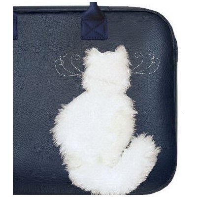 Persană miezul nopții - sac de laptop albastru cu o pisică pufos cumpăra în prețurile de moscow și fotografii