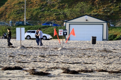 Plaja Malibu din California - notele rusești despre viața americană