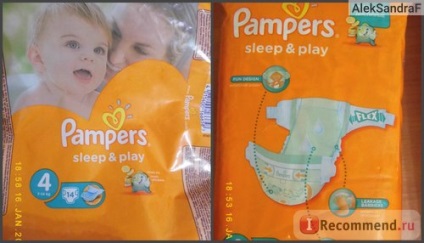 A pelenkák pampers sleep & amp; játék - 