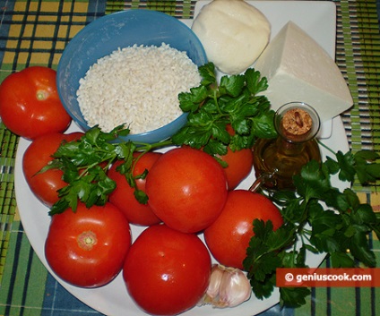 Tomate umplute cu orez și brânză, mâncăruri vegetariene, gătit ingenioasă - rețete delicioase