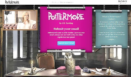 Pottermore nyomot ért el