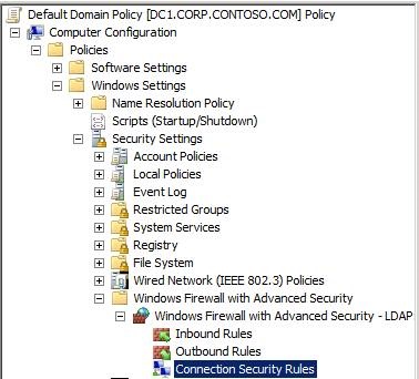 Reguli de securitate a conexiunii bazate pe politica de grup în serverul Windows 2008r2 - Partea 1