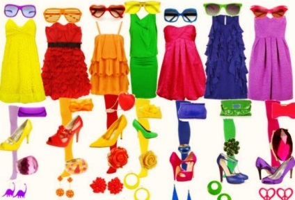 Regulile combinației de culori în îmbrăcăminte, cumpărături
