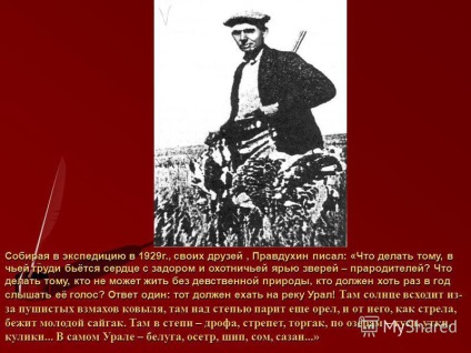 Prezentare pe tema valerian pavlovich pravduhin - scriitor, cercetător autor al autorului Orenburg Krai