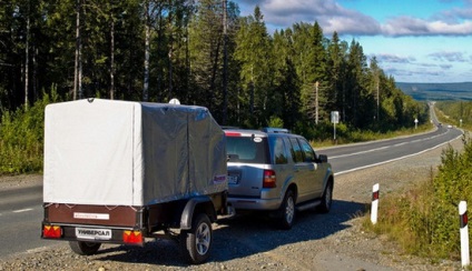 Trailer pentru o mașină limitată PDD și caracteristici de conducere, un manual pentru autovehicule