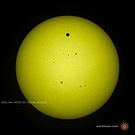 A Vénusz áthaladása a 2012. június 6-án a nap lemezén keresztül