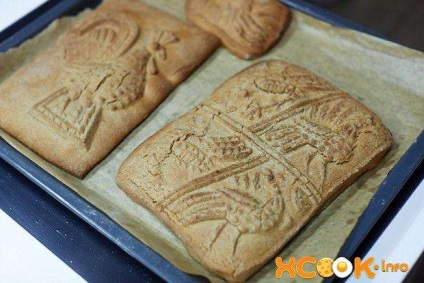 Gingerbread печат - стъпка по стъпка рецепта със снимки на готвене