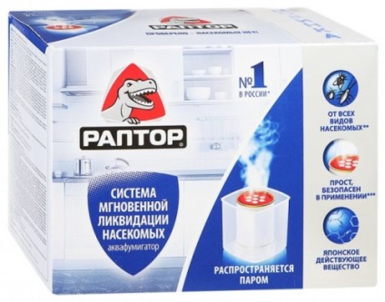 Raptor a bedbugs használati utasítása, aquafumigator, spray, aeroszol, füstgumi, gél