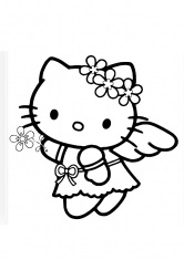 Coloring hello kitty, personaje, eroi, printese, descărcați și imprimați gratuit