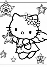 Coloring hello kitty, personaje, eroi, printese, descărcați și imprimați gratuit