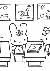 Coloring hello kitty, personaje, eroi, printese, descărcați și imprimați gratuit