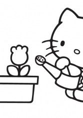 Coloring hello kitty, personaje, eroi, printese, descărcați și imprimați gratuit