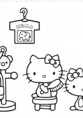 Coloring hello kitty, personaje, eroi, printese, descărcați și imprimați gratuit