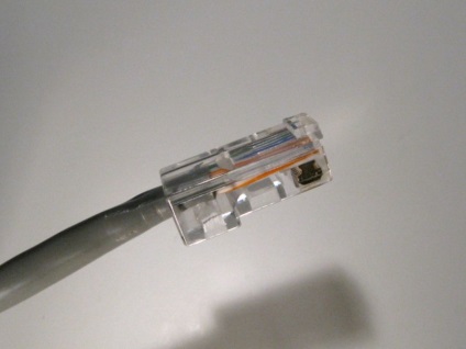 Repararea conectorului rj45 cu propriile mâini