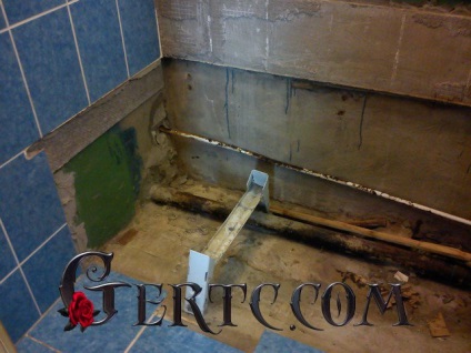 Repararea băii pentru instalarea cabinei de duș, blog de pădure de pin online