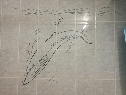 Desene în baie