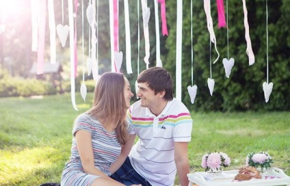 Fotografia romantica pentru ziua de Valentine (idei)