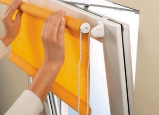 Rolete pentru ferestre din plastic fără foraj