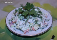 Caesar salata cu pui simplificat - reteta cu fotografie