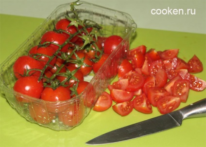 Cézár saláta csirkével egyszerűsített - recept fotóval