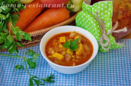 Salata de la dovlecei pentru iarna 