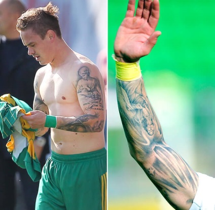 Cele mai interesante tatuaje ale jucătorilor de fotbal, timpul de somn