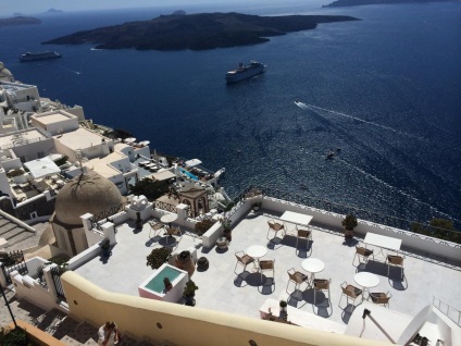 Santorini, Görögország a turisták véleménye Santorini