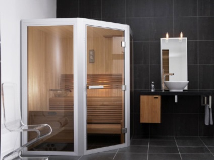 Faceți o mini-saună în apartament cu ajutorul seturilor de fabrică și nu numai, fotografie a produselor finite