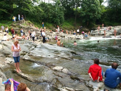 Сребърни водопади в Sheshory (Sheshory - забележителности, за да видите, интересни места)