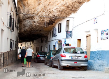 Setenil de las Bodegas - un oraș cu acoperișuri de la pietre