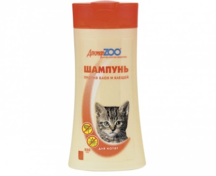 Șampon pentru purici pentru pisici și pisoi
