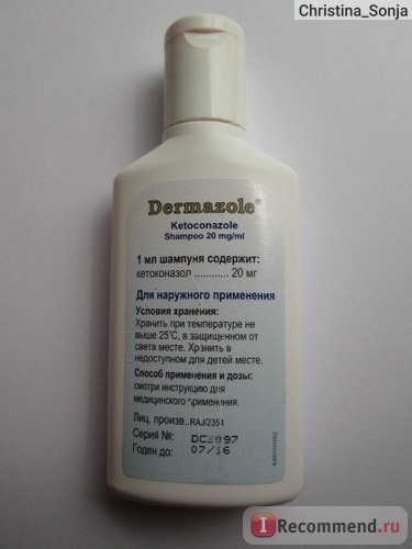 Shampoo a korpásodás dermazole - 