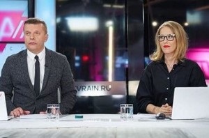 Showbiz és a Xenia Sobchak kultúrája úgy döntött, hogy kitisztítja a vonalat és a zsineget ült