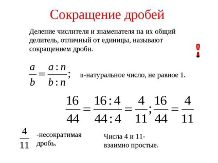 Додавання звичайних дробів - з однаковим знаменником, з цілим числом, з різними знаменниками