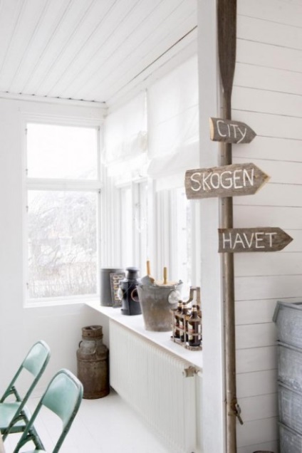 Creați un interior scandinav, acasă casual