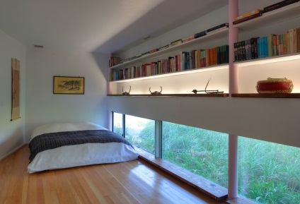 Dormitor cu ferestre panoramice - fotografie de interioare de lux pentru tine