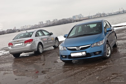 Test comparativ honda civic vs chevrolet cruze