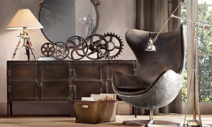 Steampunk ca stil interior