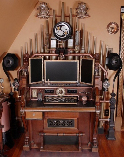 Steampunk ca stil interior