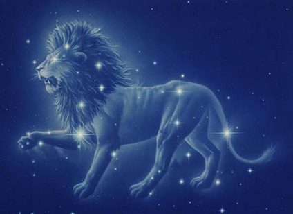 Soarta și caracterul unui leu pe un horoscop