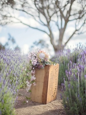 Esküvői csokrok Provence stílusában