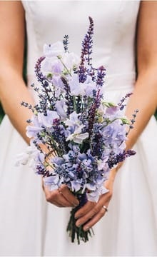 Buchet de nunta in stilul ideilor de design si fotografie din Provence