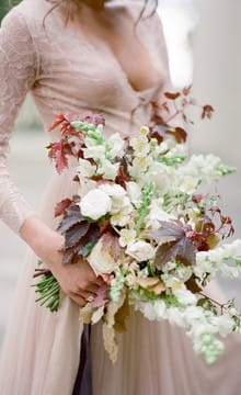 Buchet de nunta in stilul ideilor de design si fotografie din Provence