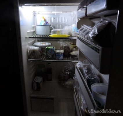 Lumină în frigider pe diode emise de lumină