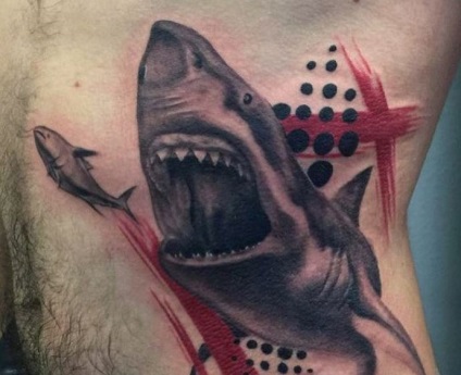 Shark tatuaj sensul pentru bărbați și femei, schițe și fotografii de tatuaje