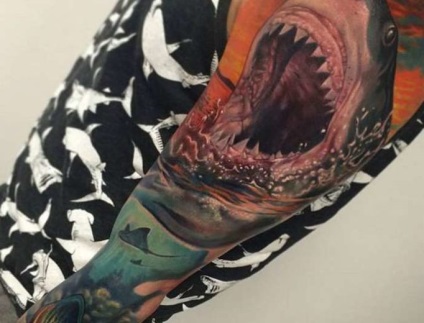 Shark tatuaj sensul pentru bărbați și femei, schițe și fotografii de tatuaje