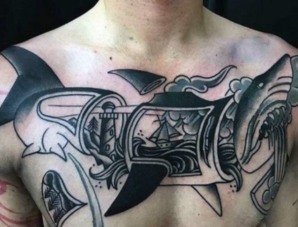 Shark tatuaj sensul pentru bărbați și femei, schițe și fotografii de tatuaje