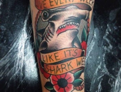 Shark tatuaj sensul pentru bărbați și femei, schițe și fotografii de tatuaje