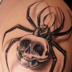 Spider tetoválás jelentése, fotó