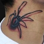 Spider tatuaj sens, fotografie